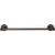 Top Knobs Edwardian Bath 18" Single Towel Bar - Oil Rubbed Bronze - Plain Backplate - ED6ORBD