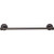 Top Knobs Edwardian Bath 18" Single Towel Bar - Oil Rubbed Bronze - Ribbon Backplate - ED6ORBE