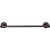 Top Knobs Edwardian Bath 18" Single Towel Bar - Oil Rubbed Bronze - Rope Backplate - ED6ORBF