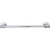 Top Knobs Edwardian Bath 18" Single Towel Bar - Polished Chrome - Beaded Backplate - ED6PCA