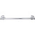 Top Knobs Edwardian Bath 18" Single Towel Bar - Hex Backplate, Polished Chrome - ED6PCB