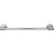 Top Knobs Edwardian Bath 18" Single Towel Bar - Rope Backplate, Polished Chrome - ED6PCF
