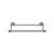 Top Knobs Edwardian Bath 24" Double Towel Bar - Ribbon Backplate, Antique Pewter - ED9APE