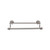 Top Knobs Edwardian Bath 24" Double Towel Bar - Antique Pewter - Rope Backplate - ED9APF