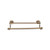 Top Knobs Edwardian Bath 24" Double Towel Bar - Beaded Backplate, German Bronze - ED9GBZA