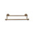 Top Knobs Edwardian Bath 24" Double Towel Bar - German Bronze - Ribbon Backplate - ED9GBZE