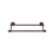 Top Knobs Edwardian Bath 24" Double Towel Bar - Oil Rubbed Bronze - Beaded Backplate - ED9ORBA