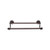 Top Knobs Edwardian Bath 24" Double Towel Bar - Oil Rubbed Bronze - Ribbon Backplate - ED9ORBE