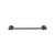 Top Knobs Edwardian Bath 24" Single Towel Bar - Oil Rubbed Bronze - Beaded Backplate - ED8ORBA