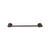 Top Knobs Edwardian Bath 24" Single Towel Bar - Rope Backplate, Oil Rubbed Bronze - ED8ORBF