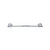 Top Knobs Edwardian Bath 24" Single Towel Bar - Polished Chrome - Ribbon Backplate - ED8PCE