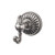 Top Knobs Tuscany Bath Double Hook - Antique Pewter - TUSC2PTA