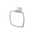 Top Knobs Stratton Bath Ring, Brushed Satin Nickel - STK5BSN