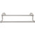 Top Knobs Hudson Bath 18" Double Towel Bar - Brushed Satin Nickel - HUD7BSN