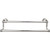 Top Knobs Hudson Bath 18" Double Towel Bar, Polished Nickel - HUD7PN