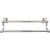 Top Knobs Stratton Bath 18" Double Towel Bar, Polished Nickel - STK7PN