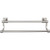 Top Knobs Stratton Bath 24" Double Towel Bar, Brushed Satin Nickel - STK9BSN