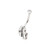 Top Knobs Bergen Hook 5 9/16" - Polished Chrome - TK1064PC