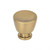 Atlas Conga Door Knob 1 1/8 Inch - Warm Brass, 412-WB