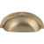 Atlas Cup Door Pull 2 1/2 Inch (c-c) - Champagne, A818-CM