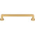 Atlas Oskar Door Pull 6 5/16 Inch (c-c) - Warm Brass, A104-WB