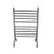 Amba SAFSB-33 Solo Freestanding Plug-in Straight 38" H x 32 1/2" W Bathroom Towel Warmer - Brushed Stainless