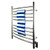 Amba RWH-CP Radiant Hardwired Curved 31 1/2" H x 23 3/4" W Bathroom Towel Warmer - Polished Stainless