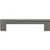 Atlas Round Rail Door Pull 5 1/16 Inch (c-c) - Slate, A879-SL