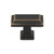 Atlas Sutton Place Rectangle Door Knob 1 7/16 Inch - Venetian Bronze, 290-VB