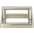 Atlas Tableau Square Door Pull Base and Top 1 13/16 Inch (c-c) - Brushed Nickel, 409-BN