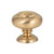Atlas Victoria Door Knob 1 1/4 Inch (c-c) - Warm Brass, A610-WB