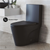 Swiss Madison St. Tropez One-Piece 14" Rough-in 1.28 GPF Left Flush Elongated Toilet - Matte Black - SM-1T0801MB