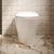 Swiss Madison Hugo H Power Flush Tankless Toilet 12" Rough-in 1.1 GPF Non-Electric ADA Toilet with Integrated Tank and Manual Bidet - Glossy White - SM-1T3906GW