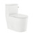 Swiss Madison Liberte One-Piece 12" Rough-in 1.28 GPF Right-Hand Flush Elongated ADA Toilet - Glossy White - SM-1T7802GW Swiss Madison Liberte One-Piece 12" Rough-in 1.28 GPF Right-Hand Flush Elongated ADA Toilet - Glossy White - SM-1T7802GW