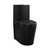 Swiss Madison St. Tropez Two-Piece 12" Rough-in 1.1/1.6 GPF Dual Top Flush Elongated Toilet - Matte Black - SM-2T254MB Swiss Madison St. Tropez Two-Piece 12" Rough-in 1.1/1.6 GPF Dual Top Flush Elongated Toilet - Matte Black - SM-2T254MB
