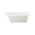 Swiss Madison Voltaire 60" x 32" Right Drain Soaking Alcove Bathtub - Glossy White with Integrated Overflow, Drain Included - SM-AB0522GW