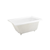 Swiss Madison Voltaire 54" x 30" Right Drain Soaking Alcove Bathtub - Glossy White with Integrated Overflow, Drain Included - SM-AB0545GW