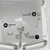 Swiss Madison Auvergne 53" x 27" ADA Left Drain Walk-in Soaking Bathtub with Massage Jets - Glossy White, Faucet Set, Drain, Grab Bars, Pillow Included - SM-AB6803GW