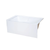 Swiss Madison Voltaire 54" x 30" Skirted Right Drain Soaking Apron Bathtub - Glossy White with Integrated Overflow and Armrest, Drain Included - SM-AP0540GW
