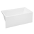 Swiss Madison Voltaire 54" x 30" Skirted Left Drain Soaking Apron Bathtub - Glossy White with Integrated Overflow, Drain Included - SM-AP0545GW