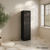 Swiss Madison St. Tropez 15" x 15" x 60" Freestanding Linen Cabinet - Black Oak - SM-BC0801AO