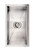 Whitehaus WINEHAUS 12" Noah Commercial Zero Radius Single Bowl Undermount Kitchen Sink - Brushed Stainless Steel