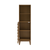Swiss Madison Cascade 17" x 17" x 60" Freestanding Linen Cabinet - Brown Oak - SM-BC8601BO