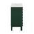Swiss Madison Cascade 18" Freestanding Bathroom Vanity - Green Oak with Sink Top - SM-BV560GA