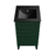 Swiss Madison Cascade 18" Freestanding Bathroom Vanity - Green Oak with Black Sink Top - SM-BV560GA-MB