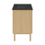 Swiss Madison Classe 18" Freestanding Bathroom Vanity - Natural Oak with Black Sink Top - SM-BV661NOMB