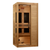 Golden Designs Dynamic Veneto 1-2 Person Low EMF (Between 5-10MG) Far Infrared Sauna (Canadian Hemlock) - DYN-6115-05