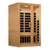 Golden Designs Dynamic Serena 2-person Low EMF (Between 5-10MG) FAR Infrared Sauna (Canadian Hemlock) - DYN-6229-01
