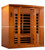 Golden Designs Dynamic Bergamo Elite 4-person Ultra Low EMF (Between 3-5MG) FAR Infrared Sauna (Canadian Hemlock) - DYN-6440-01 Elite