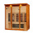 Golden Designs Dynamic Vila Grande 4-Person Full Spectrum Near Zero EMF (Under 3MG) FAR Infrared Sauna (Canadian Hemlock) - DYN-6415-03 FS
